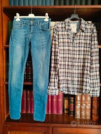  Camicia Guess Tg L e jeans Talco  Tg 46