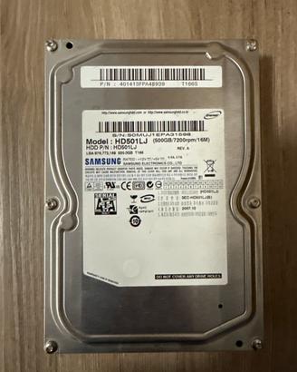 Hdd 500gb samsung