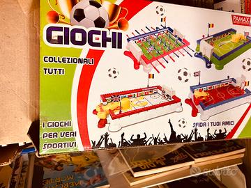 Gioco vintage calcetto con scatola