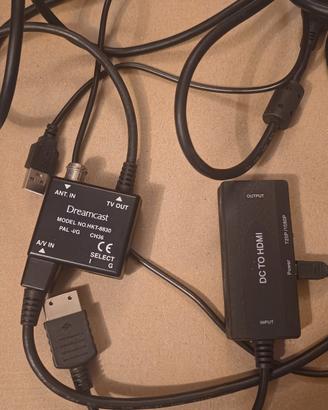 cavo video e HDMI sega Dreamcast