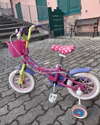 bici minni con rotelle per bambina 3-6 anni
