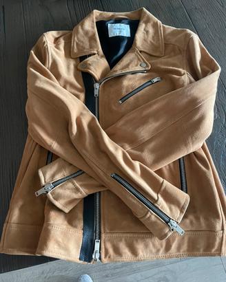 Giacca ‘Chiodo’ scamosciata Dondup