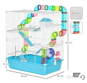 Gabbia criceto 5 livelli 