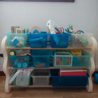 Mobile porta giochi stile montessori