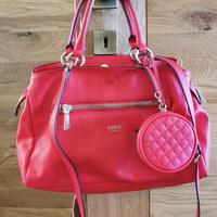 Borsa in pelle rossa Guess