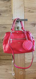 Borsa in pelle rossa Guess