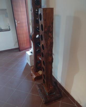 Porta bottiglie in cedro 9