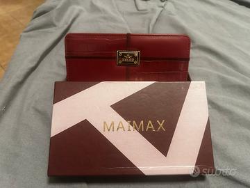 Portafoglio donna rosso MAIMAX nuovo con scatola