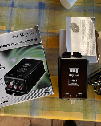 Phono Anti distortion preamp Stage Line SPR -  6