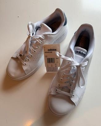 Adidas advantage 2.0 sneakers bianche unisex