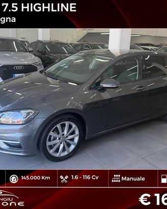 VW GOLF 7.5 1.6 TDI 115 CV 5p. Sport FINANZIABILE