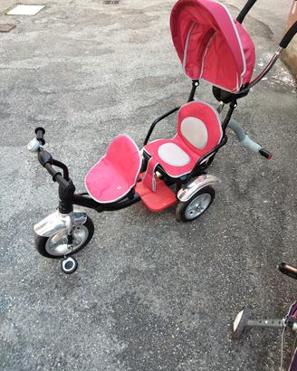 triciclo doppia seduta 