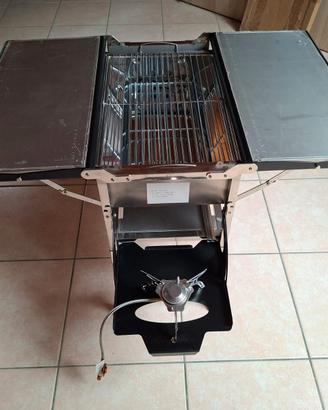 barbecue e fornello a gas
