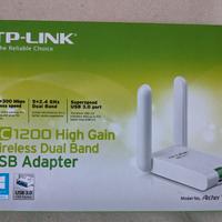 Scheda WiFi dual band USB 3.0 TP-Link Archer T4UH