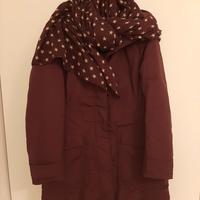 giubbotto invernale benetton bordeaux