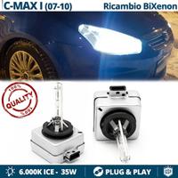 2 Lampadine Ricambio XENON D1S 6000k Ford C-Max 1