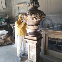 URNE FRUTTA CON PIEDISTALLI