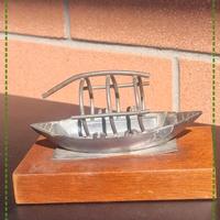 Barca Tradizionale in Miniatura - Scultura Barca N
