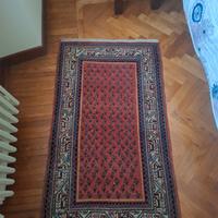 Tappeto persiano multicolore in lana 130 x 75