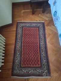 Tappeto persiano multicolore in lana 130 x 75