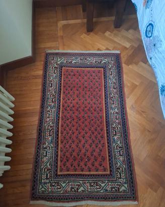 Tappeto persiano multicolore in lana 130 x 75
