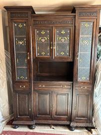 Credenza in legno fine 800 decorata a mano        