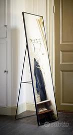 Specchio da terra o da appendere nero, 167x40cn