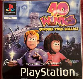 40 WINKS : gioco  per Ps1  & Ps2