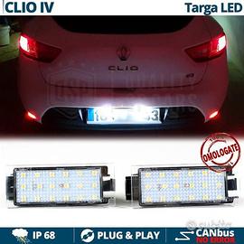Luci TARGA LED per Renault Clio 4 PLACCHETTE 6500K