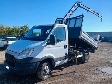 IVECO DAILY 35C13 CON GRU E RIBALTABILE