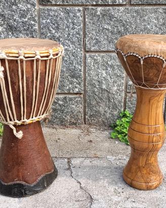 Bonghi / Djambe coppia artigianali