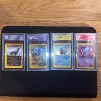 Lotto carte pokemon gradate