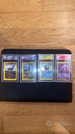 Lotto carte pokemon gradate