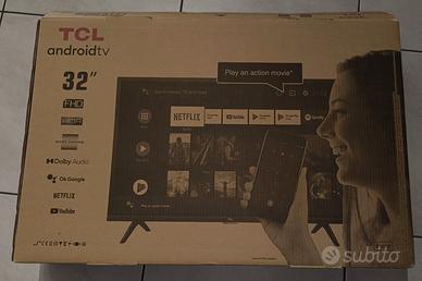 SmartTV 32" TCL 32ES570F con telecomando e scatola