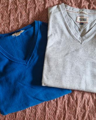 Maglioncini uomo scollo a V Diesel/Tommy Hilfiger 
