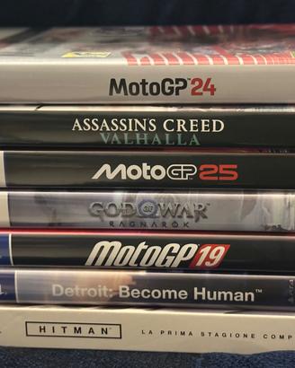 Videogiochi PS4 e PS5.
