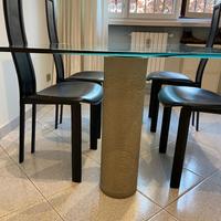 Tavolo design in cristallo