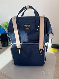 ZAINO MAMMA NEONATO MULTIFUNZIONE BLU NAVY