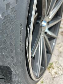 Cerchi Vossen 20 + 4 gomme Continental semi nuovi