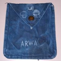 VECCHIO BORSELLO IN JEANS ARWA DEGLI ANNI 70