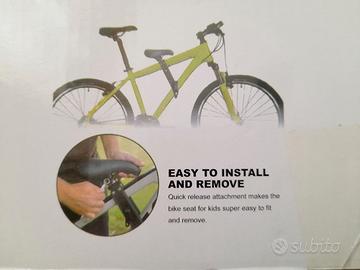 Seggiolino anteriore per mountain bike