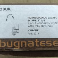 Miscelatore LAVABO cromato Kobuk Bugnatese NUOVO