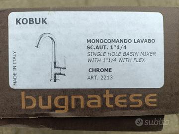 Miscelatore LAVABO cromato Kobuk Bugnatese NUOVO