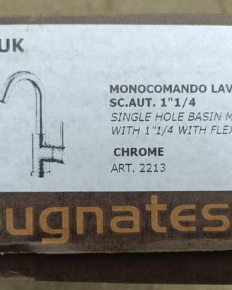 Miscelatore LAVABO cromato Kobuk Bugnatese NUOVO