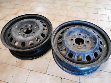 Coppia cerchi ferro Fiat Panda 141 (1986-2003)