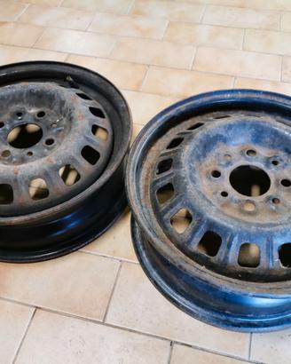 Coppia cerchi ferro Fiat Panda 141 (1986-2003)