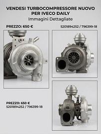 Turbocompressore Iveco Daily 3.0 180 CV Nuovo