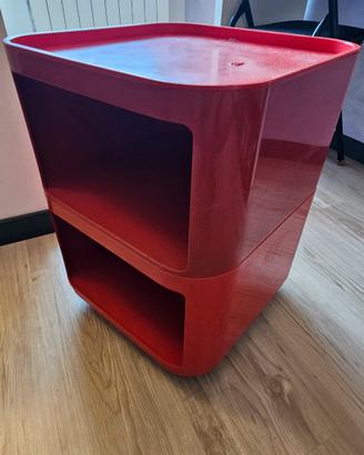 Carrello Componibile Kartell 4970 Rosso - 
