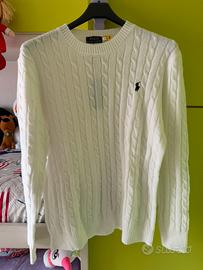 Maglione bianco Ralph Lauren