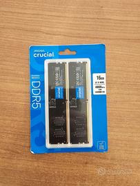 Crucial DDR5 16GB Kit (2x8GB) 4800MHz CL40